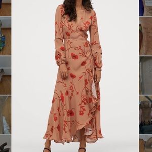 H&M x Johanna Ortiz wrap floral dress. Size small.